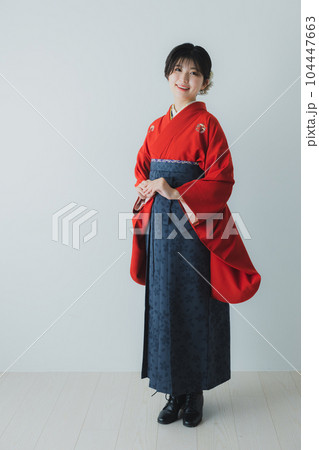 袴　卒業式　二尺袖 104447663