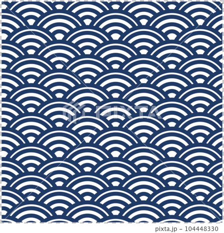 日本傳統圖案 Seigaiha 的插圖 日本傳統圖案 Seigaiha 的插圖 104448330