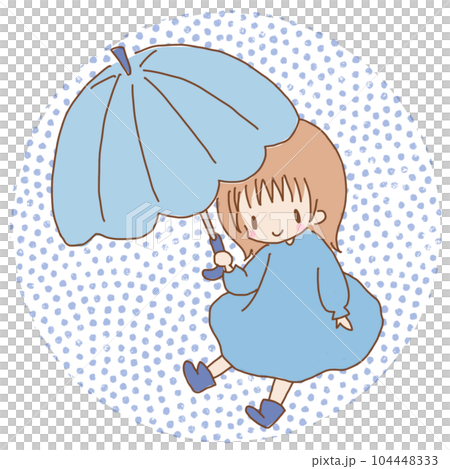 打傘的女孩 打傘的女孩 104448333