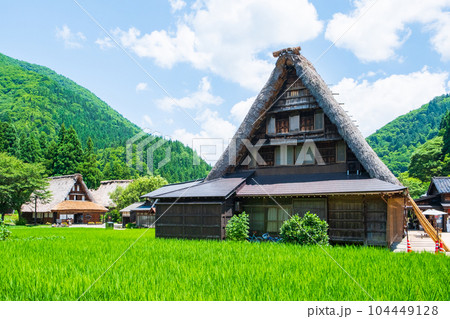 五箇山・菅沼合掌造り集落（夏） 104449128