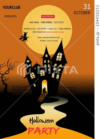 Halloween card concept Halloween card concept 104450251