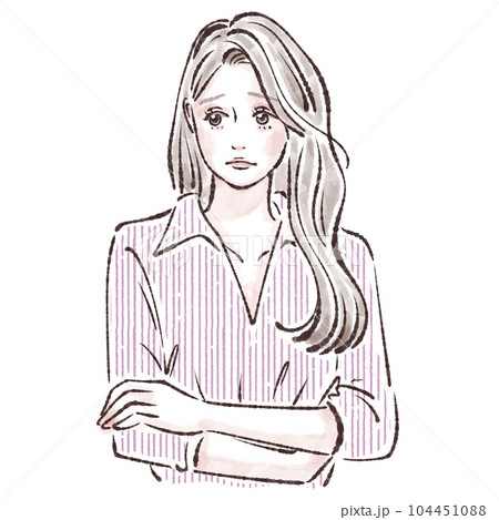 女性のイラスト素材 女性のイラスト素材 104451088