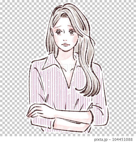 女性のイラスト素材 女性のイラスト素材 104451088