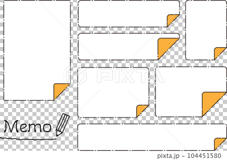 Sticky note set Sticky note set 104451580