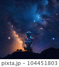 銀河の神秘とAIロボットの存在 104451803