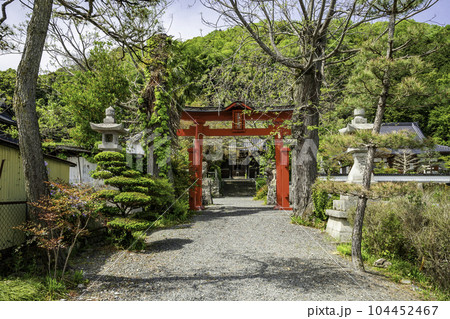 勝山　玉雲宮　参道　岡山県真庭市 104452467