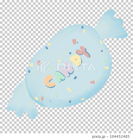 Candy. Hand drawn cartoon style 104452485