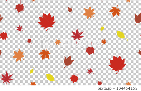 Autumn leaves pattern Autumn leaves pattern 104454155