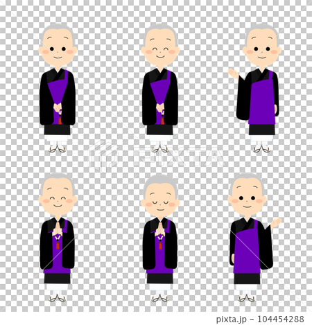 cute monk set 104454288