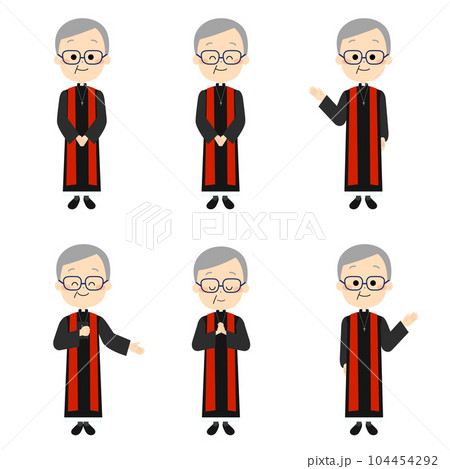 かわいい神父さんセット 104454292