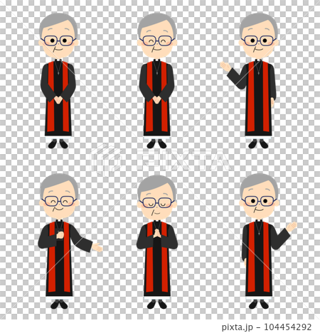 cute priest set 104454292