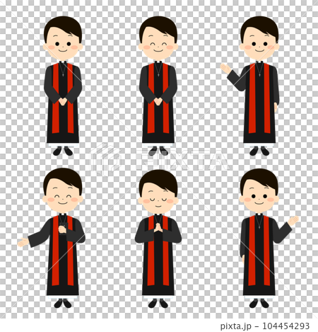 cute priest set cute priest set 104454293
