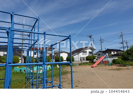 無人の公園の風景 104454643