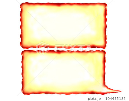 マグマ風フレーム 104455183