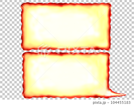マグマ風フレーム 104455183