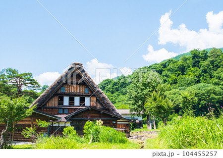 夏の白川郷 夏の白川郷 104455257