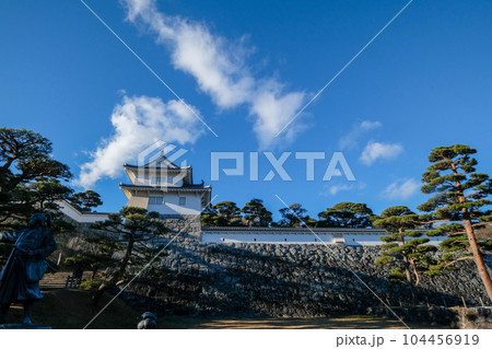 福島県 二本松市 冬 二本松城・霞ヶ城 福島県 二本松市 冬 二本松城・霞ヶ城 104456919
