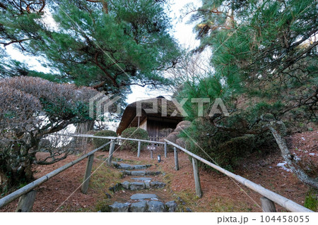 福島県 二本松市 冬 二本松城・霞ヶ城 洗心亭 福島県 二本松市 冬 二本松城・霞ヶ城 洗心亭 104458055