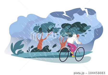 Weather and meteorological conditions, raining 104458083