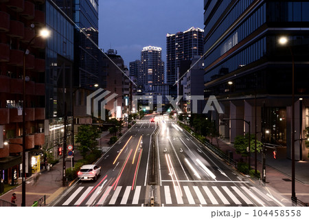 東京夜景　港区芝浦 104458558