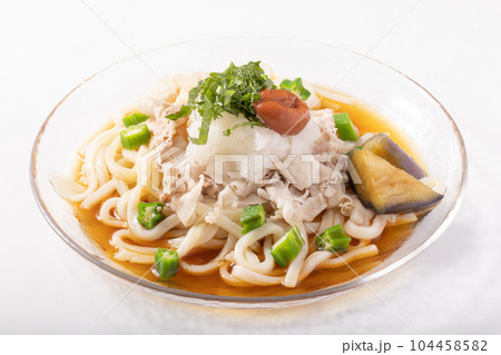 梅おろし豚しゃぶ冷やしうどん 104458582