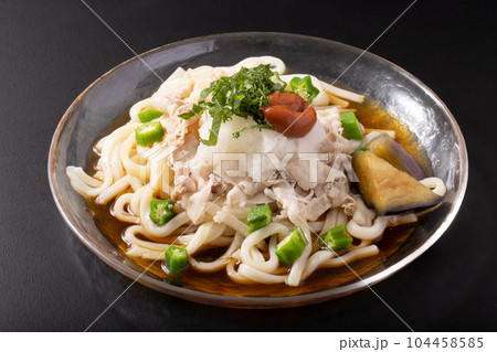 梅おろし豚しゃぶ冷やしうどん 104458585