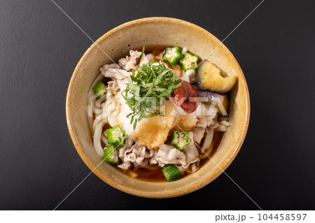 梅おろし豚しゃぶ冷やしうどん 104458597