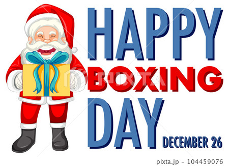 Happy Boxing Day banner design 104459076