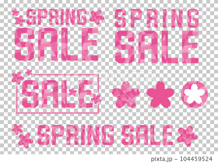 春夏秋冬をイメージしたタイトルイメージ 春夏秋冬をイメージしたタイトルイメージ 104459524