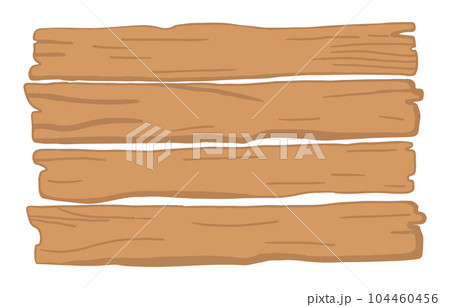 Old empty Wooden Planks, Vintage bar names information - vector illustration flat cartoon. Old empty Wooden Planks, Vintage bar names information - vector illustration flat cartoon. 104460456