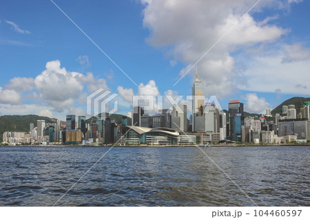 June 26 2023 Victoria Harbour is a world renowned natural harbor 104460597