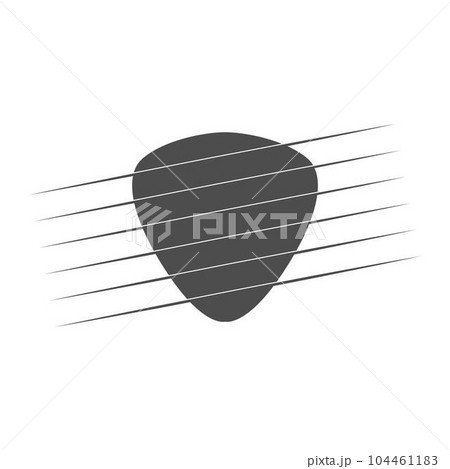 Guitar icon logo design 104461183