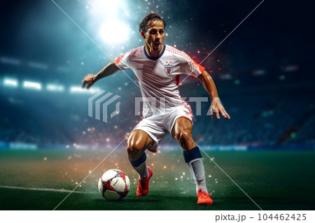 サッカー選手3 AI生成画像のイラスト素材 [104462425] - PIXTA
