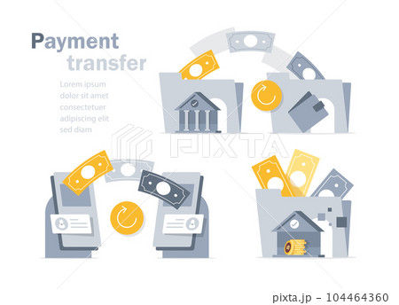 Online Payment, NFC payments. Banking, Finance app and e-payment Online Payment, NFC payments. Banking, Finance app and e-payment 104464360