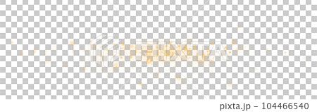 Golden glitter wave abstract illustration. Golden stars dust trail sparkling particles isolated on transparent background. Magic concept. PNG. Golden glitter wave abstract illustration. Golden stars dust trail sparkling particles isolated on transparent background. Magic concept. PNG. 104466540