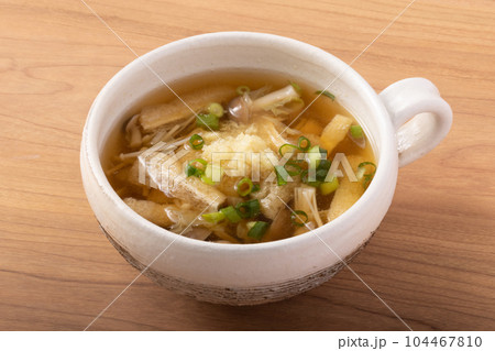 生姜スープ　(しめじ　えのき　油揚げ) 104467810