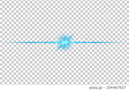 Blue horizontal lens flares. Laser beams, horizontal light rays. Beautiful light flares. Glowing streaks on transparent background. Png. Blue horizontal lens flares. Laser beams, horizontal light rays. Beautiful light flares. Glowing streaks on transparent background. Png. 104467937