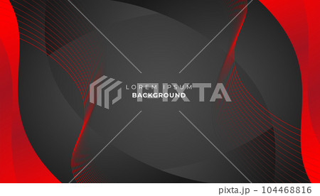 Red and black wave graphic design 104468816