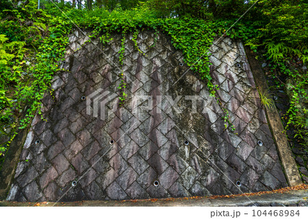 間知石　擁壁 104468984