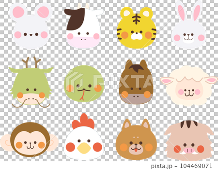 生肖_只有臉_沒有主線 生肖_只有臉_沒有主線 104469071