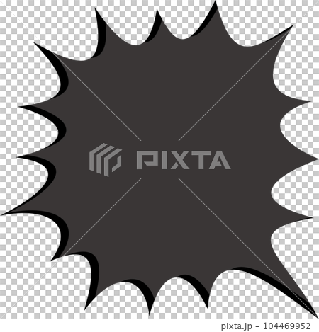 パンク吹き出し 104469952