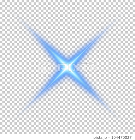Blue star and sparks isolated on transparent background. Flares and sunbursts. Glowing light effects. PNG. Blue star and sparks isolated on transparent background. Flares and sunbursts. Glowing light effects. PNG. 104470027
