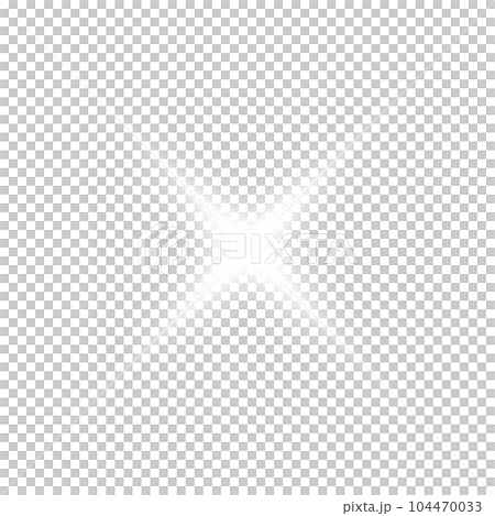 White star and sparks isolated on transparent background. Flares and sunbursts. Glowing light effects. PNG. 104470033