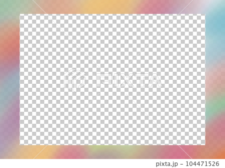 beautiful rainbow frame 104471526