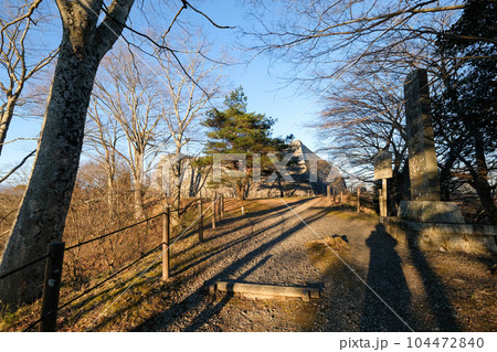 福島県　二本松市　冬　二本松城・霞ヶ城　本丸 104472840