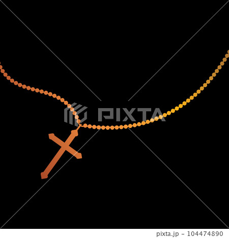 Rosary icon 104474890