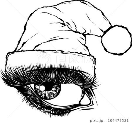 vector illustration of outline woman eye design vector illustration of outline woman eye design 104475581