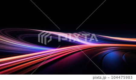 Background of bright luminous lines Background of bright luminous lines 104475983