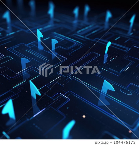 Abstract dark blue background with luminous elements Abstract dark blue background with luminous elements 104476175
