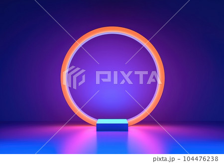 Beautiful background with ultraviolet light and space for your product Beautiful background with ultraviolet light and space for your product 104476238